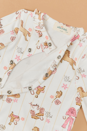 Pink Cowgirl Top and Pants Set - Altar'd State - 