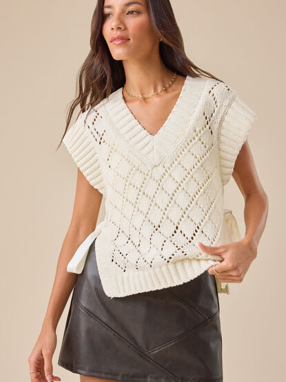 Bella Distressed Leather Mini Skort - TULLABEE