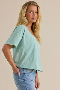 Hannah Slub Voop Tee Detail 3 - Altar'd State