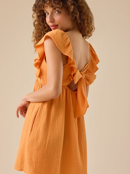 Estelle Gauze Mini Dress - TULLABEE
