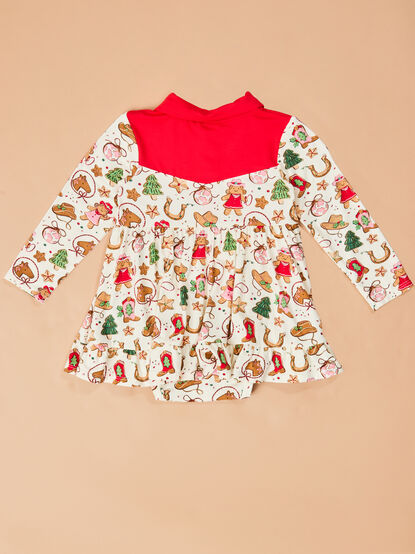 Cowgirl Christmas Polo Bodysuit - TULLABEE