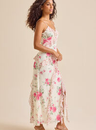 Chrissy Floral Maxi Dress Detail 3 - TULLABEE