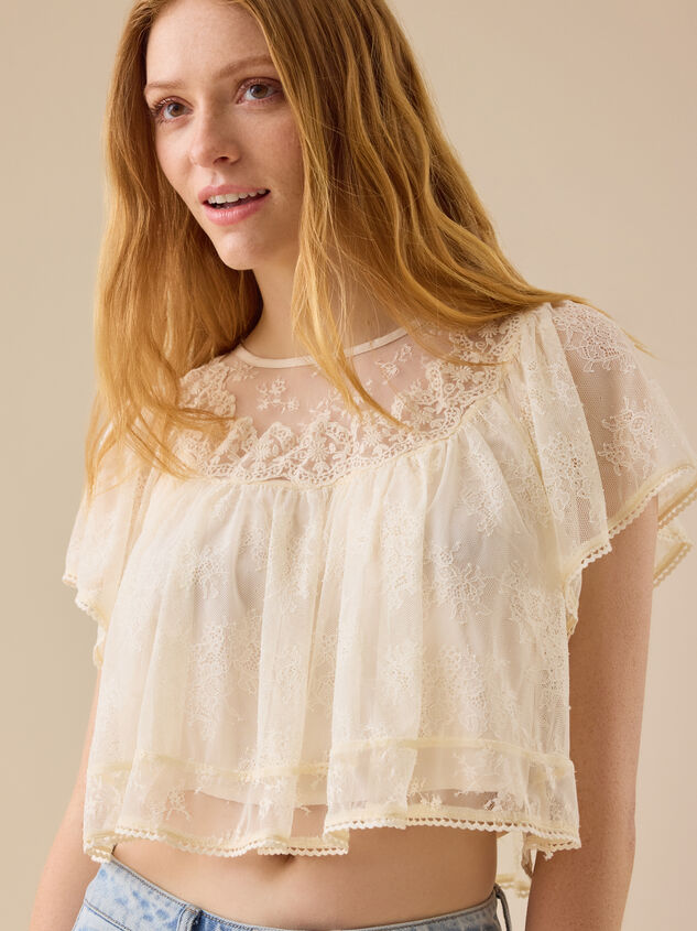 Donna Lace Babydoll Top - TULLABEE