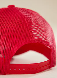 Living The American Dream Trucker Hat Detail 3 - TULLABEE