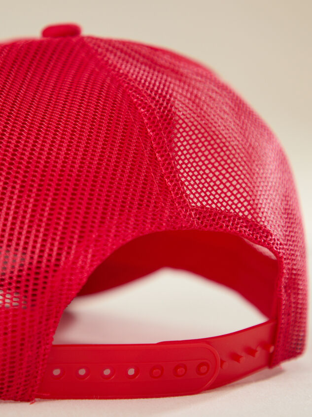Living The American Dream Trucker Hat Detail 3 - TULLABEE