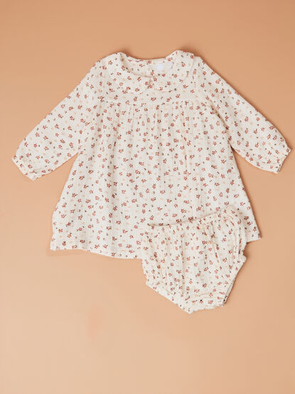 Carrie Collared Floral Dress - TULLABEE