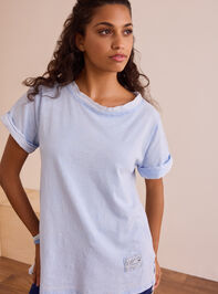 Find Your Stride Oversized Tee Detail 3 - TULLABEE