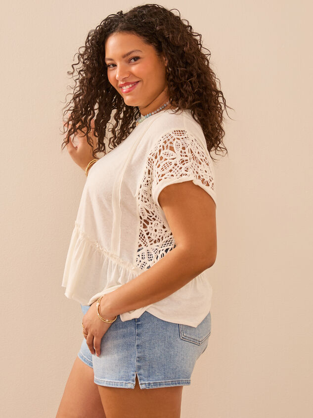 Andi Peplum Top Detail 4 - TULLABEE