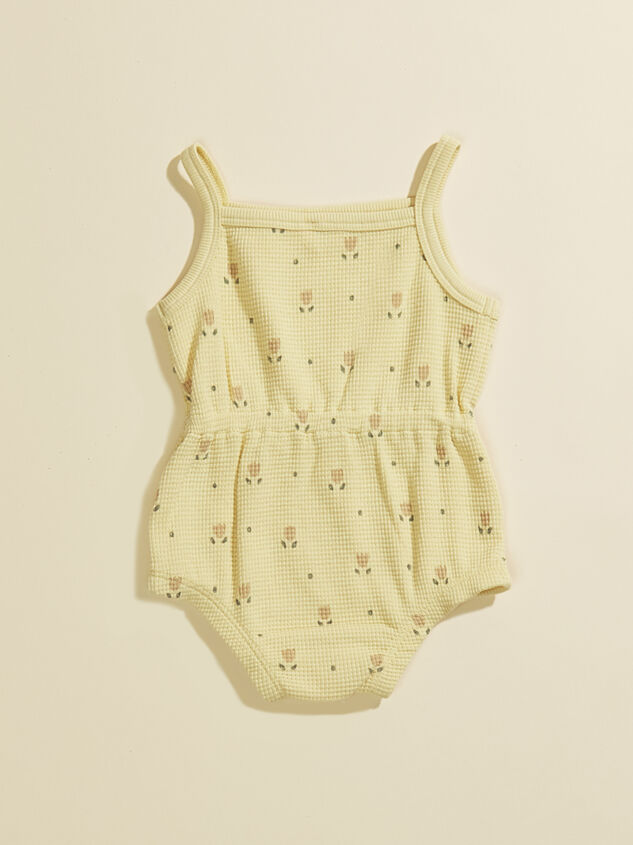 Millie Baby Cinched Romper by Quincy Mae Detail 1 - TULLABEE