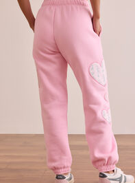 All My Love Lounge Joggers Detail 5 - TULLABEE