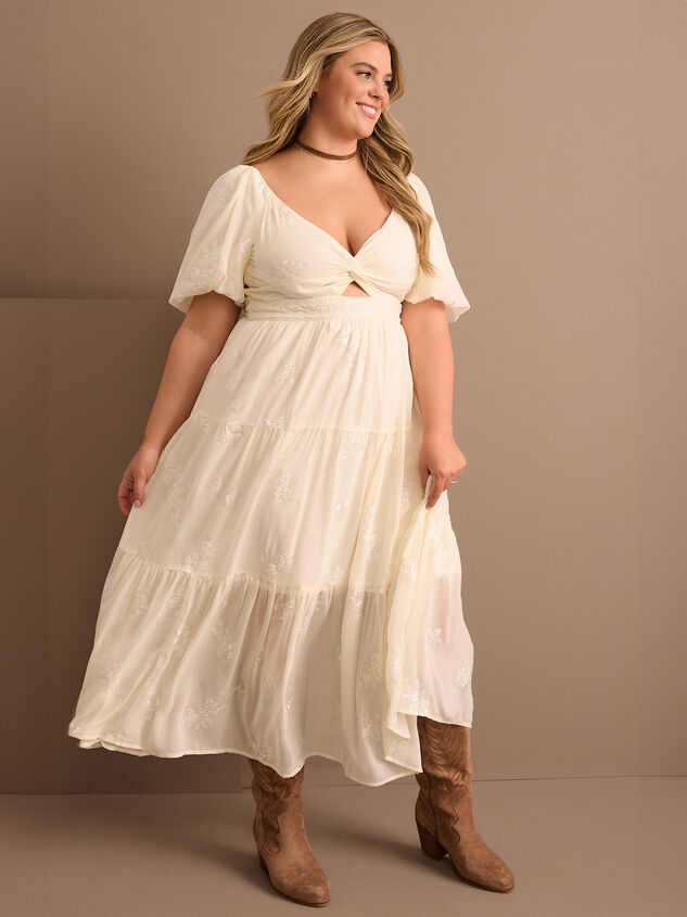 Daniella Floral Maxi Dress Detail 3 - TULLABEE