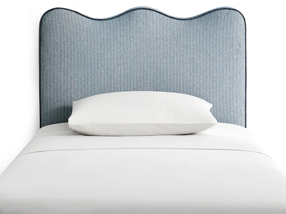 Gemma Stripe Upholstered Headboard - TULLABEE - 