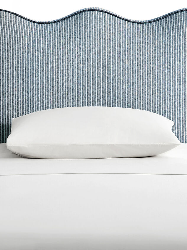 Gemma Stripe Upholstered Headboard - TULLABEE