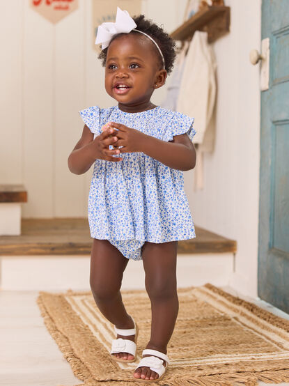 Gracie Floral Smocked Dress - TULLABEE