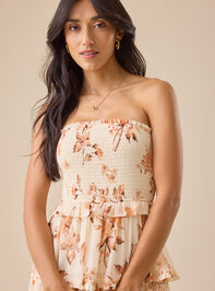 Marie Floral Maxi Dress Detail 3 - TULLABEE