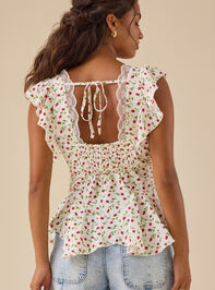 Kimber Floral Top Detail 5 - TULLABEE