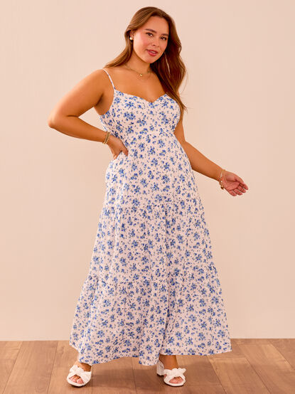 Evey Floral Maxi Dress - TULLABEE
