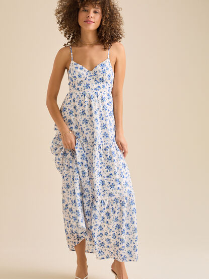 Evey Floral Maxi Dress - TULLABEE