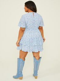 Tallulah Floral Dress Detail 4 - TULLABEE
