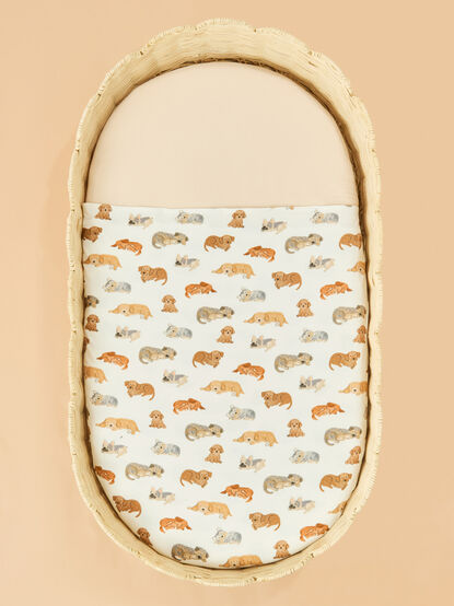 Napping Puppies Swaddle Blanket - TULLABEE