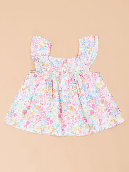 Trina Floral Meadow Baby Dress - TULLABEE