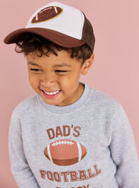 Dad's Football Buddy Sweatshirt Detail 5 - TULLABEE