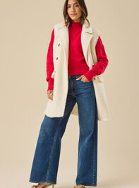 Mallory Mock Neck Sweater Detail 2 - TULLABEE