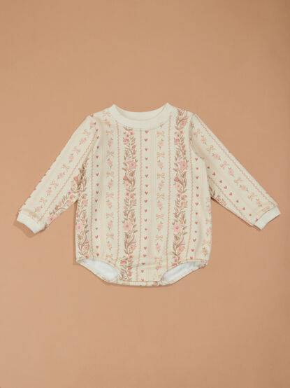 Lizzie Floral Bubble Sweatshirt - TULLABEE