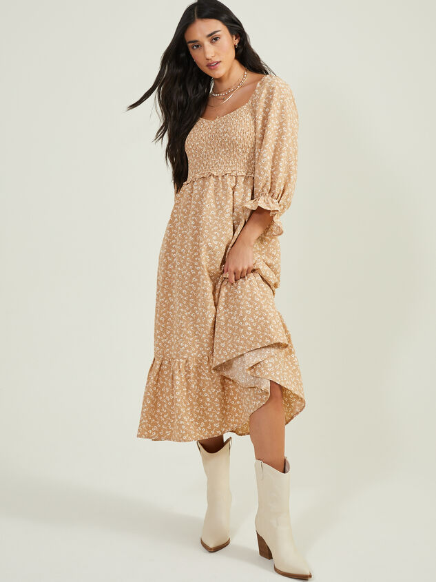 Annalise Floral Mama Dress Detail 2 - TULLABEE