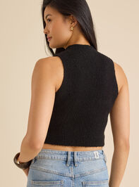 Carson Mock Neck Vest Detail 4 - TULLABEE