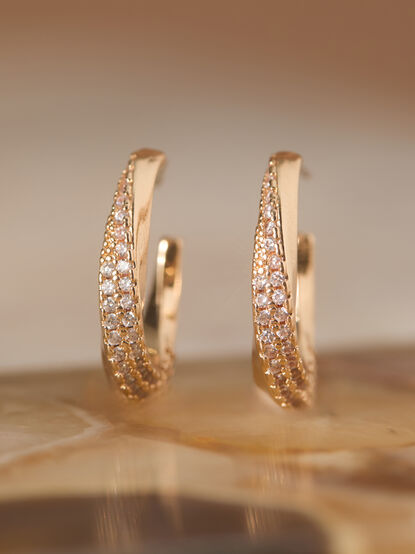 Twisted Oval Hoops - TULLABEE