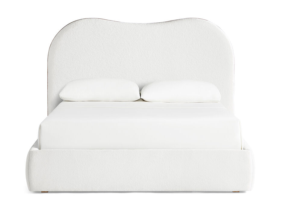 Peony Upholstered Bed - TULLABEE - 