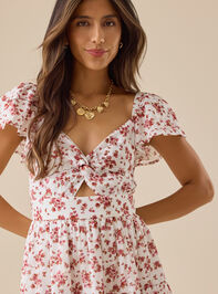 Lucille Mini Dress Detail 2 - TULLABEE