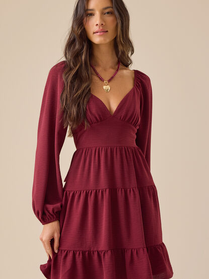Jojo Tiered Mini Dress - TULLABEE