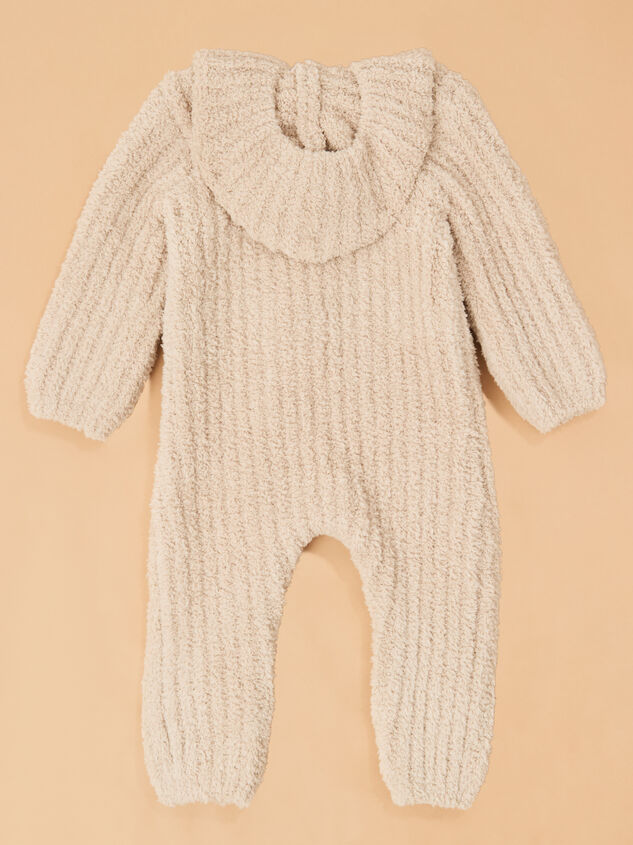 Colton Chenille Hooded Romper Detail 4 - TULLABEE