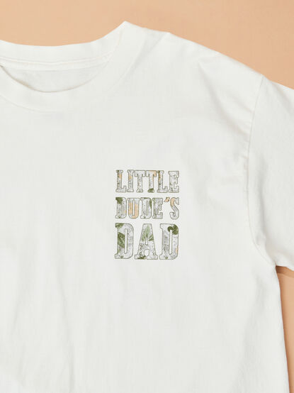 Little Dude's Dad Camo Graphic Tee - TULLABEE