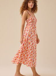 Kim Floral Maxi Dress Detail 3 - TULLABEE