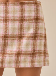 Kati Plaid Skort Detail 3 - TULLABEE