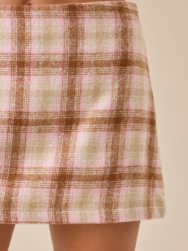 Kati Plaid Skort Detail 3 - TULLABEE