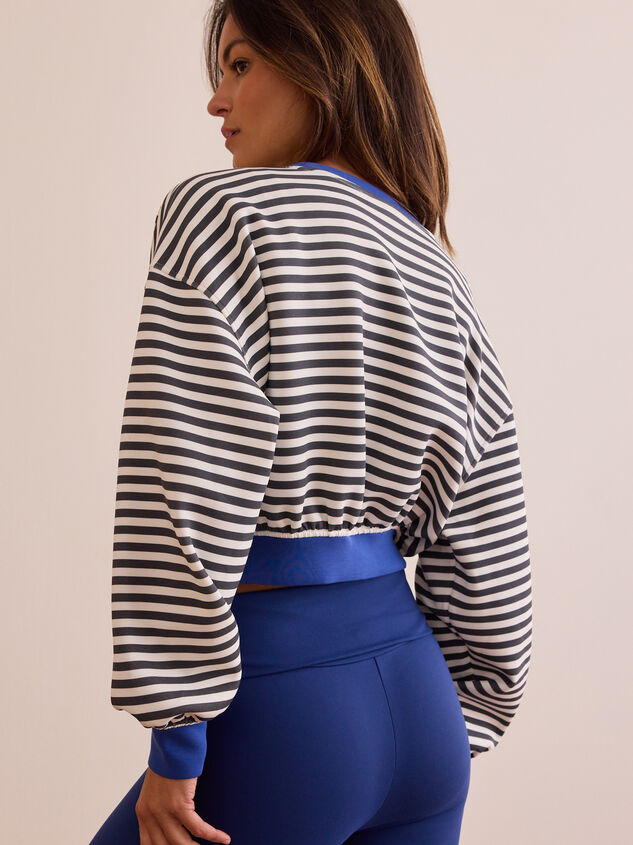 Supersoft Stripe Pullover Detail 5 - TULLABEE