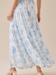 Foster Floral Maxi Skirt Detail 5 - TULLABEE