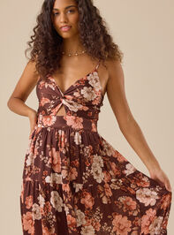 Kellsa Floral Maxi Dress Detail 2 - TULLABEE