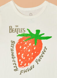 Strawberry Fields Forever Tee Detail 2 - TULLABEE