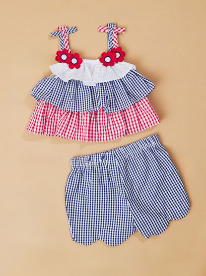 Ysabel Top and Short Toddler Set - TULLABEE