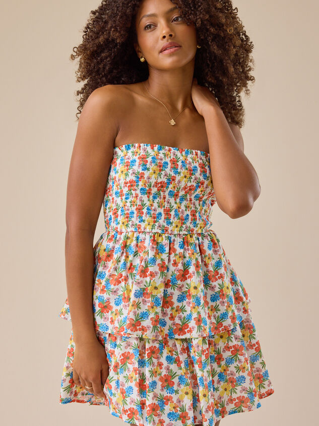 Devin Strapless Mini Dress - TULLABEE