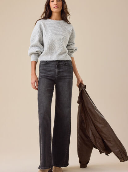 Reya Ribbed Sweater - TULLABEE