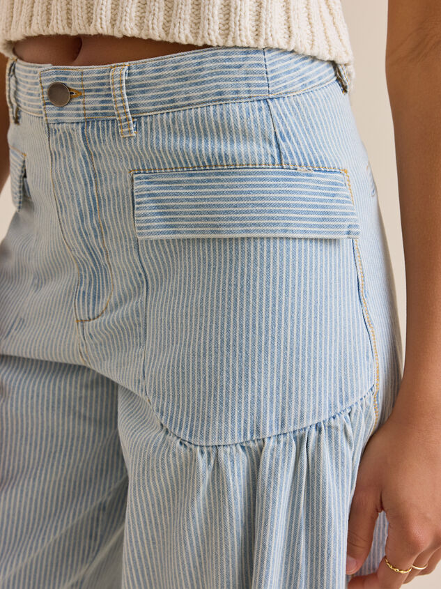 Tatum Denim Pant Detail 2 - TULLABEE