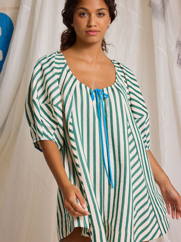 Posie Stripe Romper Detail 8 - TULLABEE