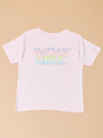 Birthday Girl Patch Tee - TULLABEE