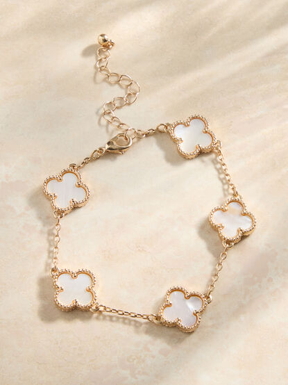 Double Sided Clover Bracelet - TULLABEE